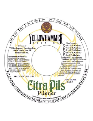 Citra Pils label