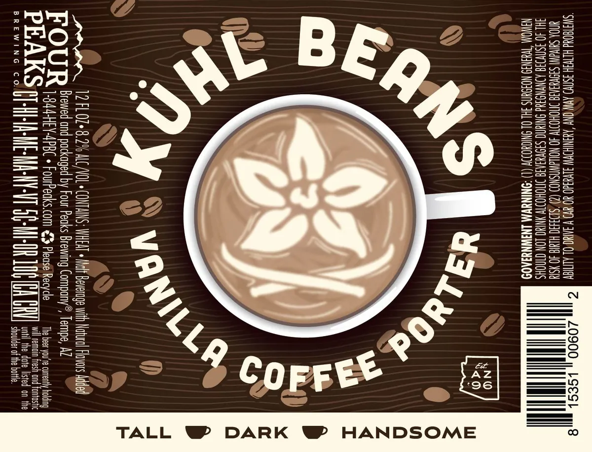 Kuhl Beans Vanilla Coffee Porter — full label as filed with TTB