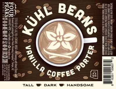 Kuhl Beans Vanilla Coffee Porter label