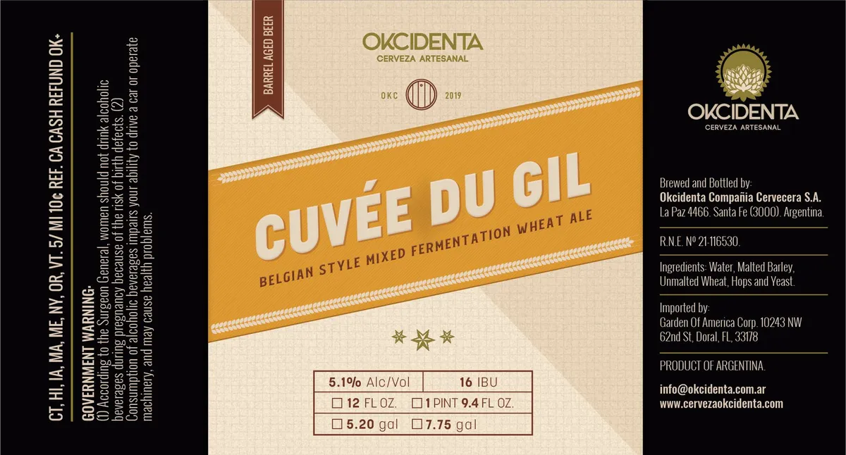 Cuvée Du Gil label