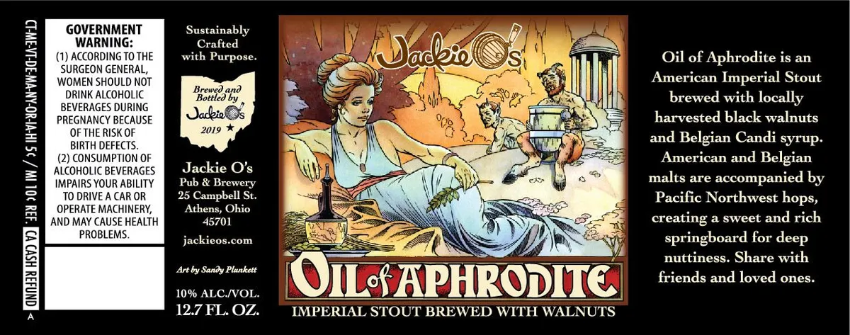 Oil of Aphrodite — full label as filed with TTB