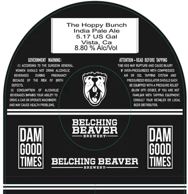 The Hoppy Bunch label