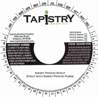 Sweet Potato Stout label