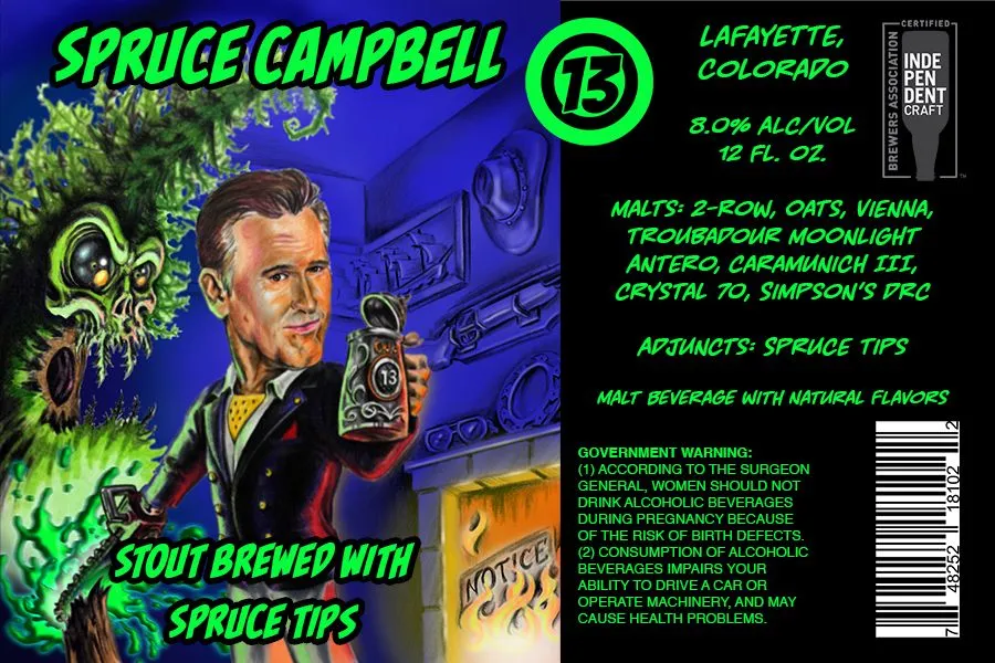 13 — full label as filed with TTB