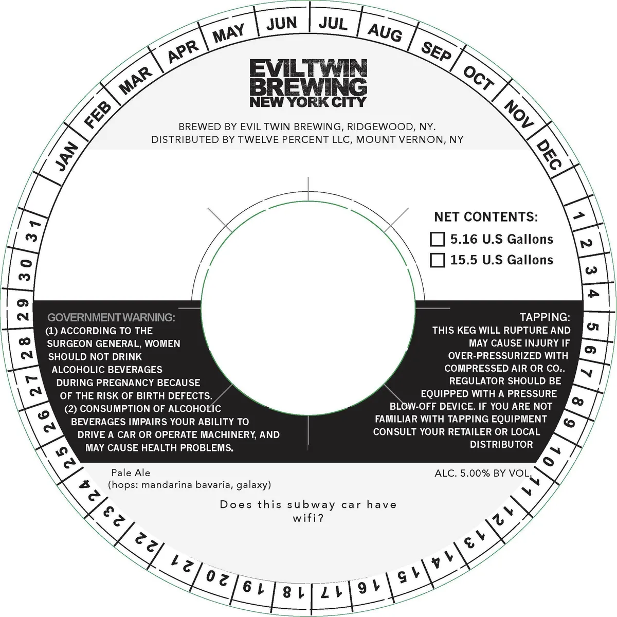 Does This Subway Car Have Wifi? — full label as filed with TTB