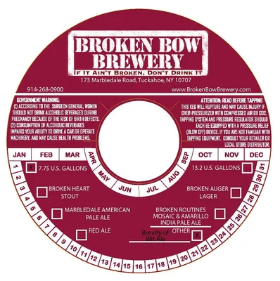 Brevity of Wit Ale label