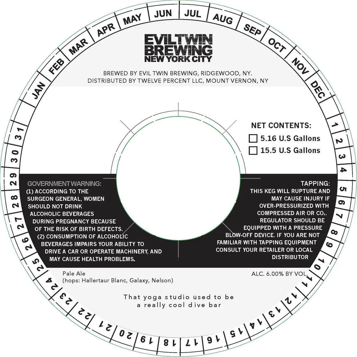 That Yoga Studio Used To Be A Really Cool Dive Bar — full label as filed with TTB