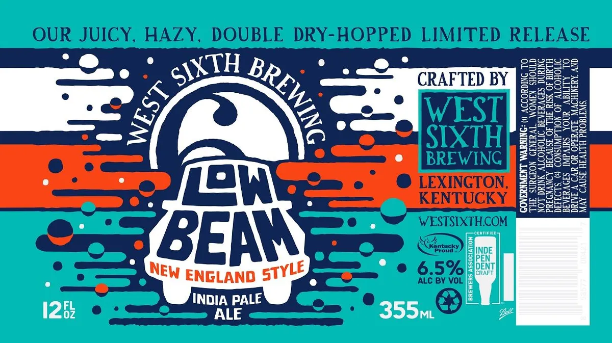 Low Beam New England Style Ipa — full label as filed with TTB