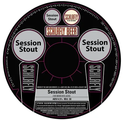Session Stout label