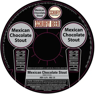 Mexican Chocolate Stout label