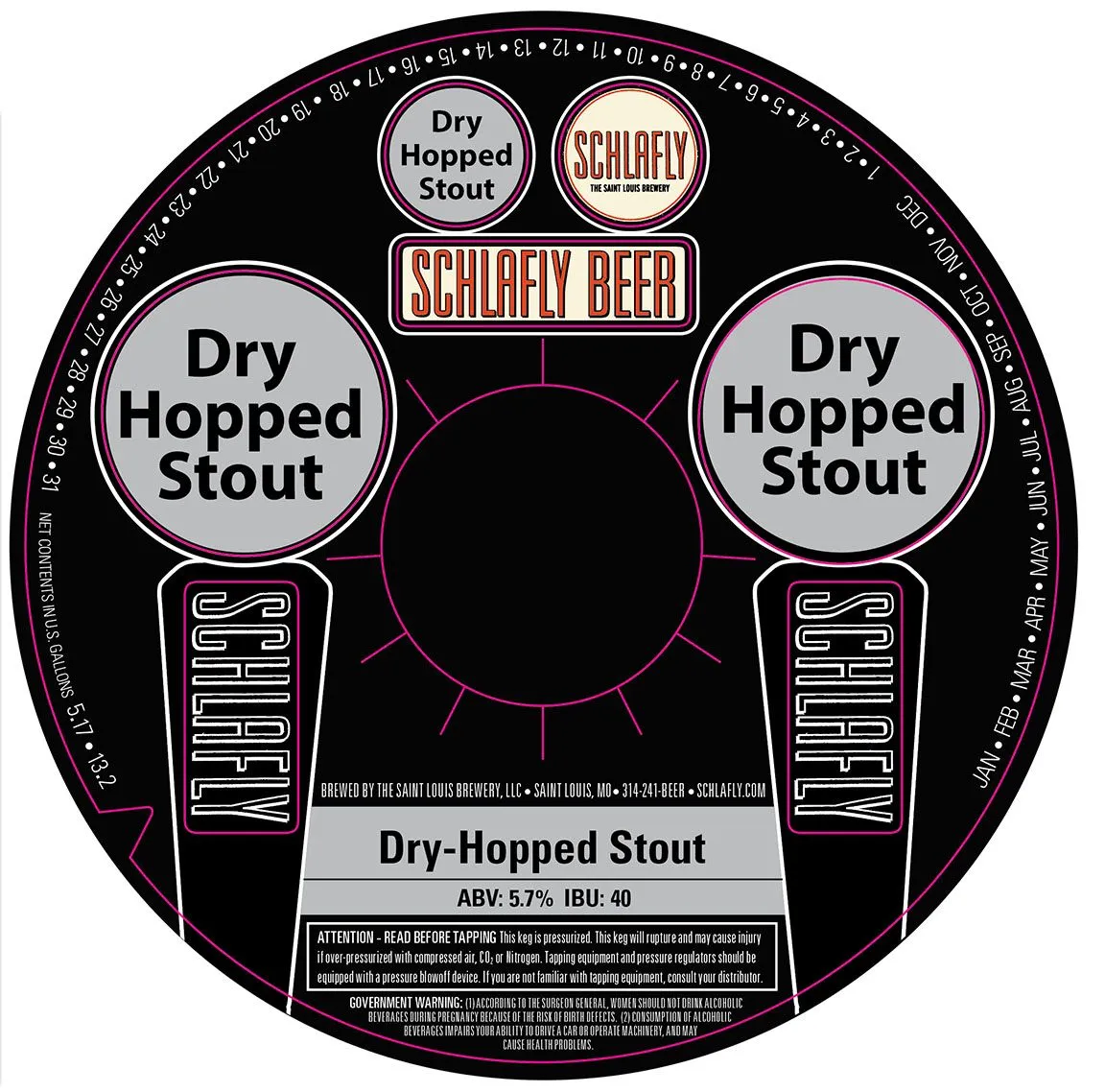 Dry Hopped Stout — full label as filed with TTB