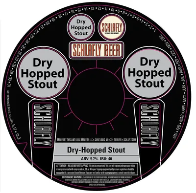 Dry Hopped Stout label
