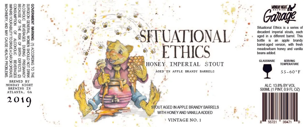 Situational Ethics — full label as filed with TTB