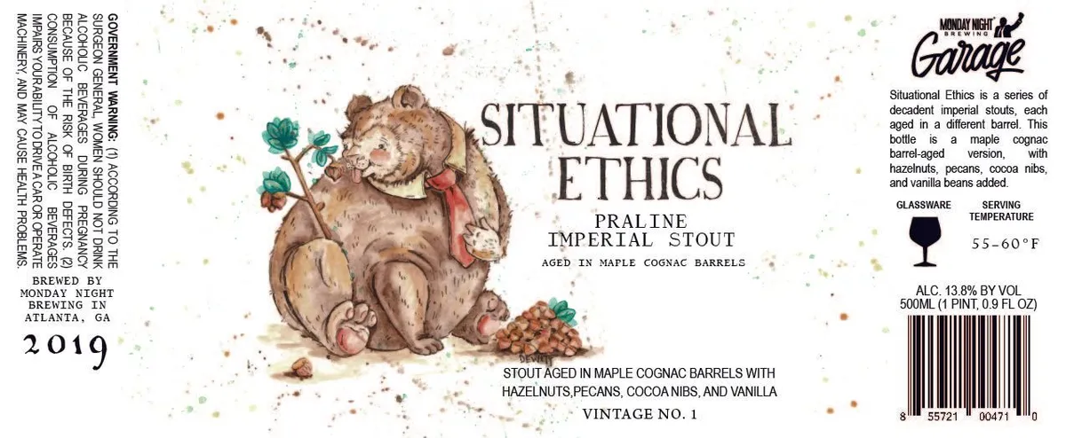 Situational Ethics — full label as filed with TTB