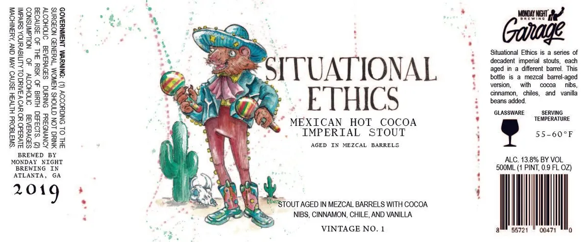 Situational Ethics — full label as filed with TTB