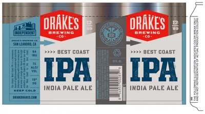 Best Coast IPA label
