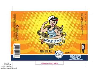 Anchor Beach India Pale Ale label