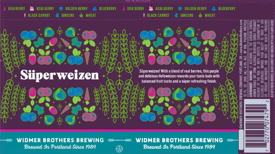 Süperweizen — full label as filed with TTB