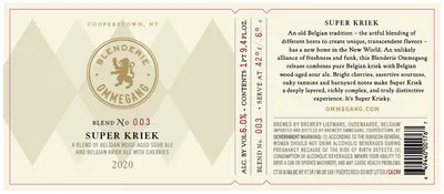 Super Kriek label