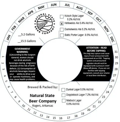 Hefeweiss Ale label