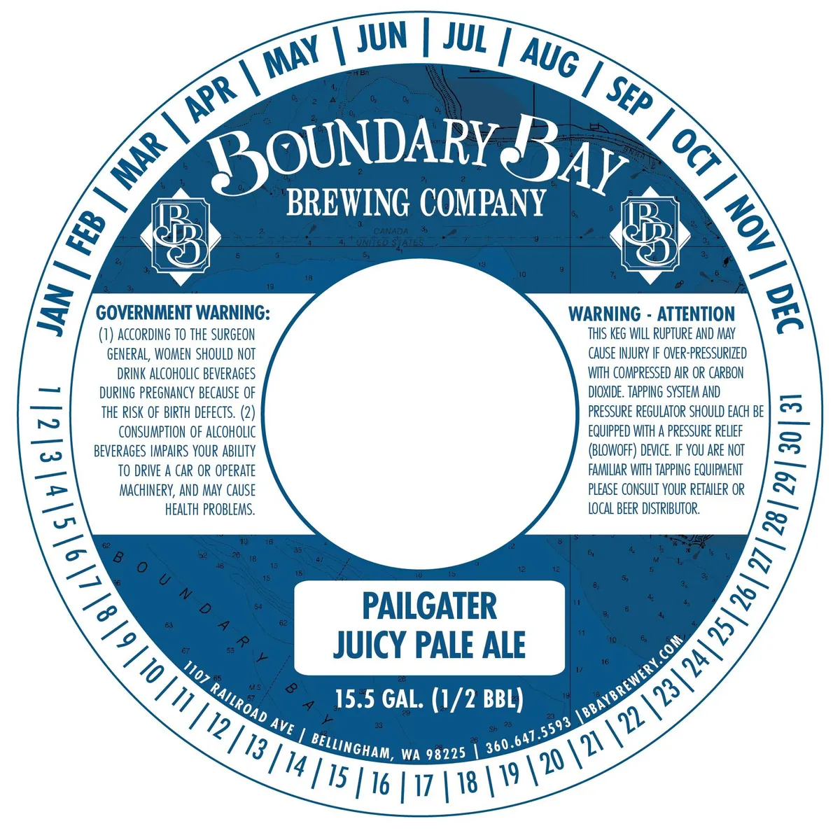 Pailgater Juicy Pale Ale — full label as filed with TTB