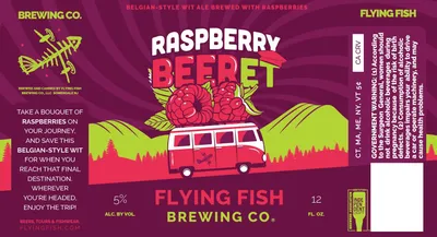 Raspberry Beeret label