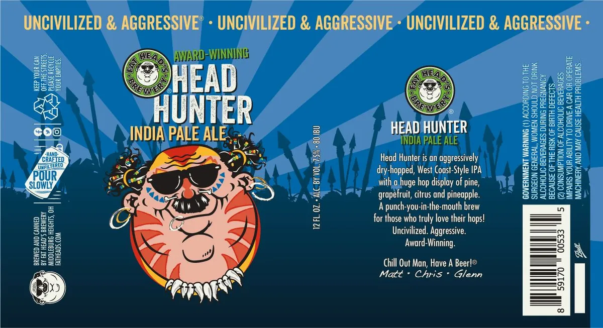 Head Hunter — full label as filed with TTB