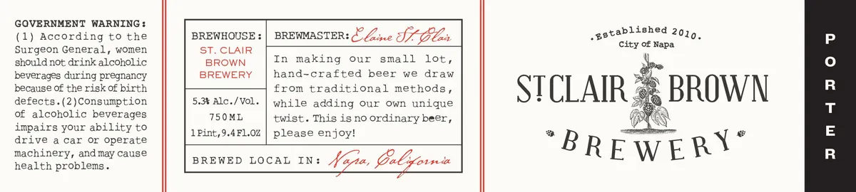 Porter label
