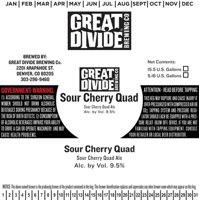 Sour Cherry Quad label