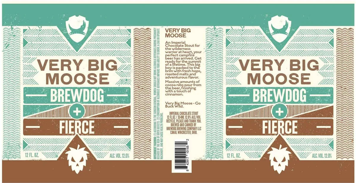 Very Big Moose — full label as filed with TTB