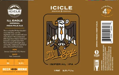 Ill Eagle Imperial IPA label