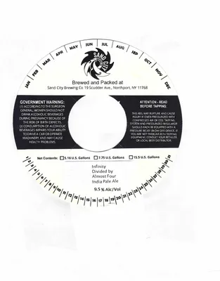 Infinity Divided by Almost Four label