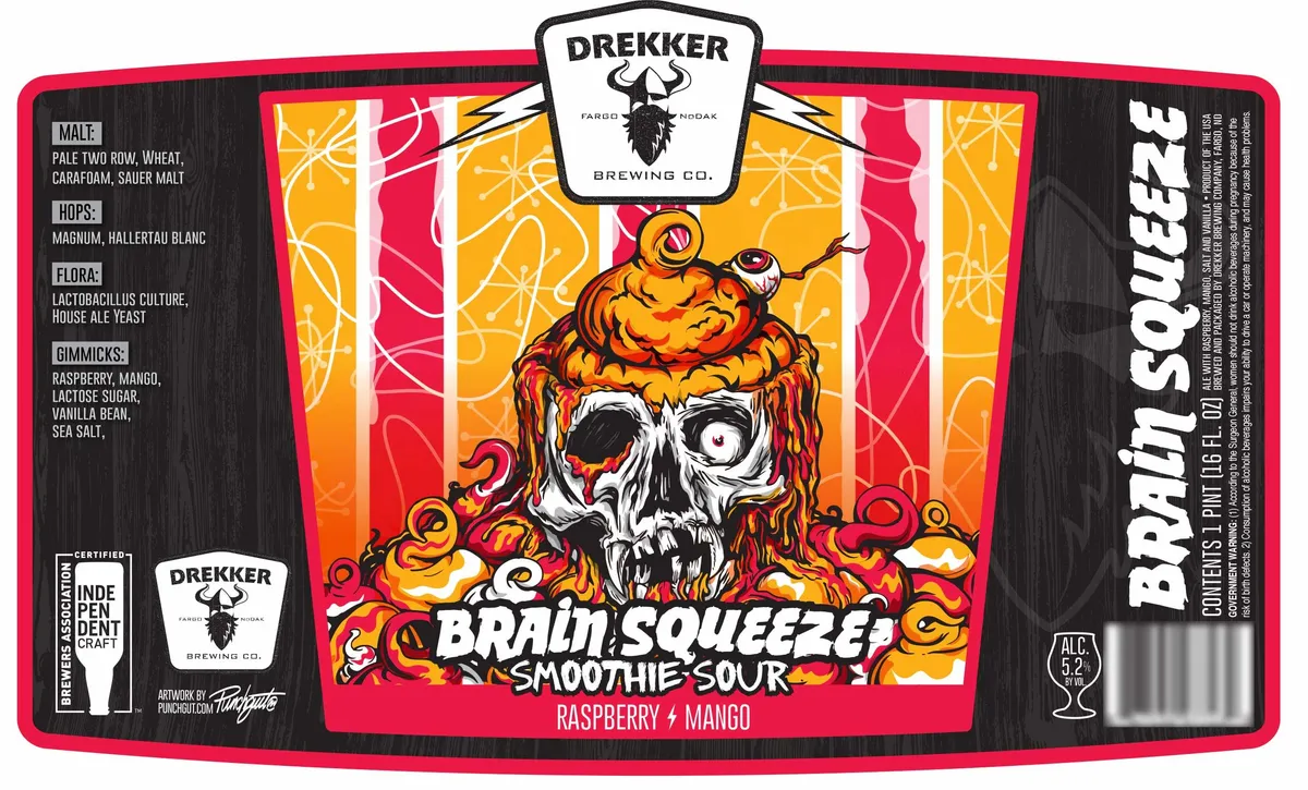 Brain Squeeze Smoothie Sour — full label as filed with TTB