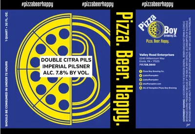 Double Citra Pils label