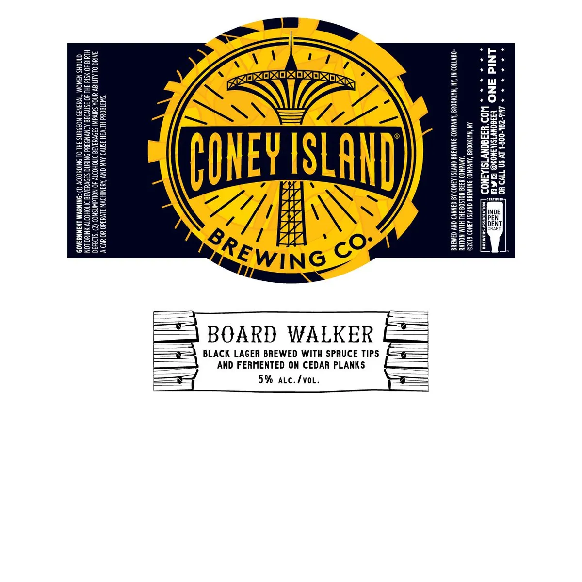 Board Walker — full label as filed with TTB