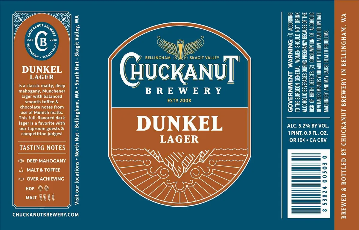 Dunkel Lager — full label as filed with TTB