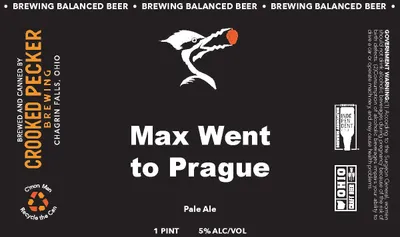 Max Went to Prague label