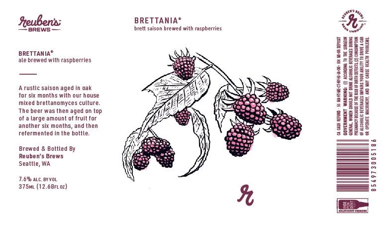Brettania — full label as filed with TTB