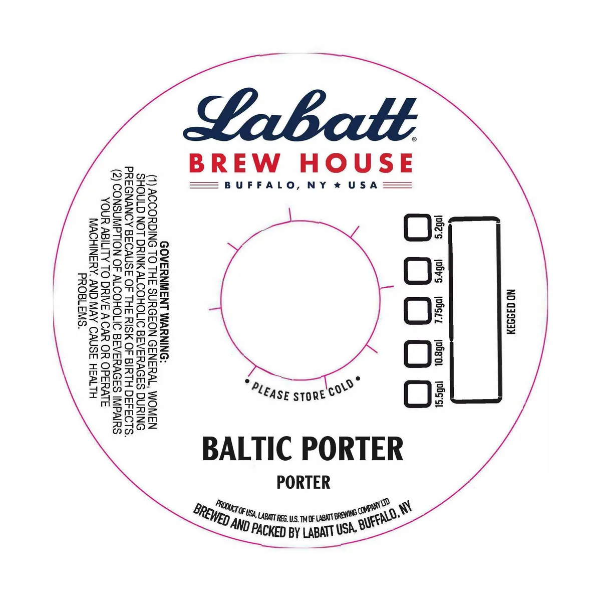 Baltic Porter — full label as filed with TTB