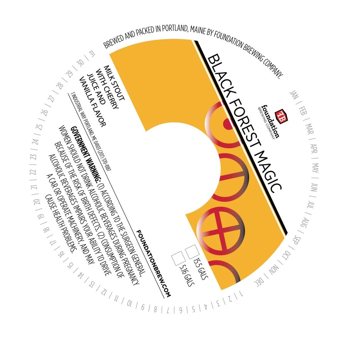 Black Forest Magic — full label as filed with TTB