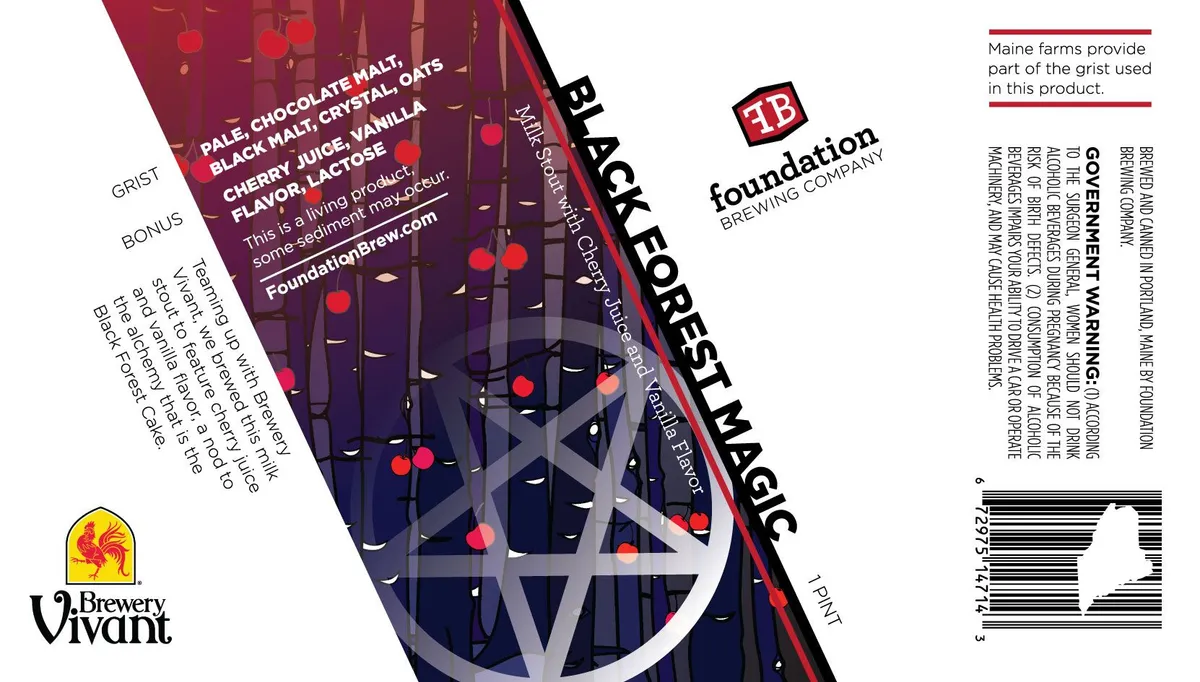 Black Forest Magic — full label as filed with TTB