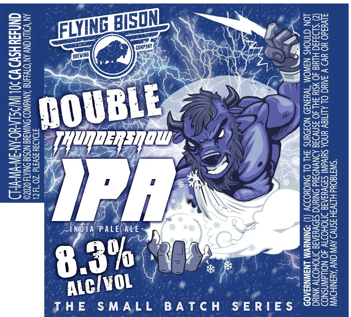 Double Thundersnow IPA label