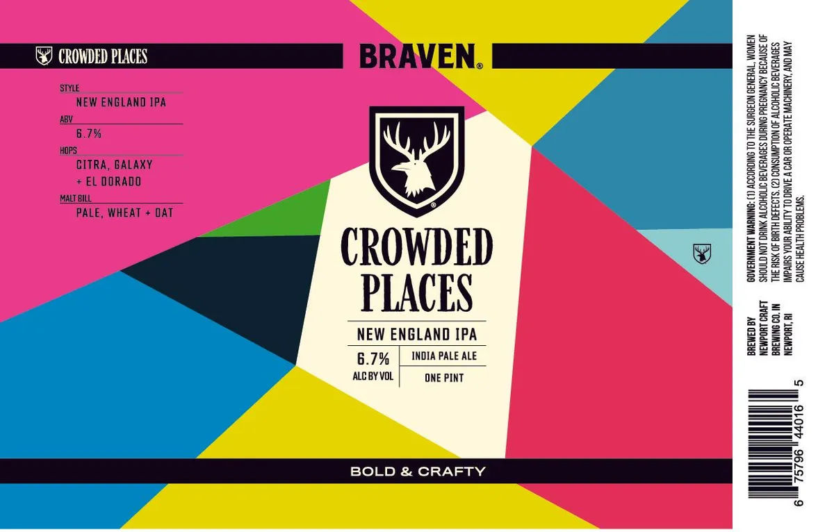 Crowded Places — full label as filed with TTB