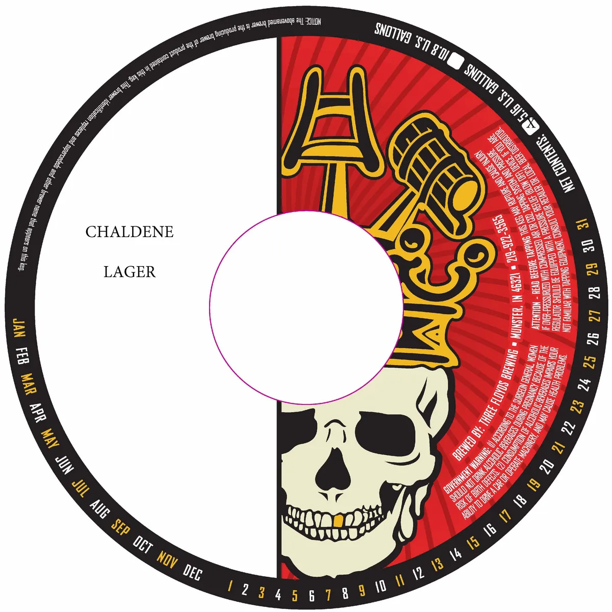 Chaldene Lager — full label as filed with TTB