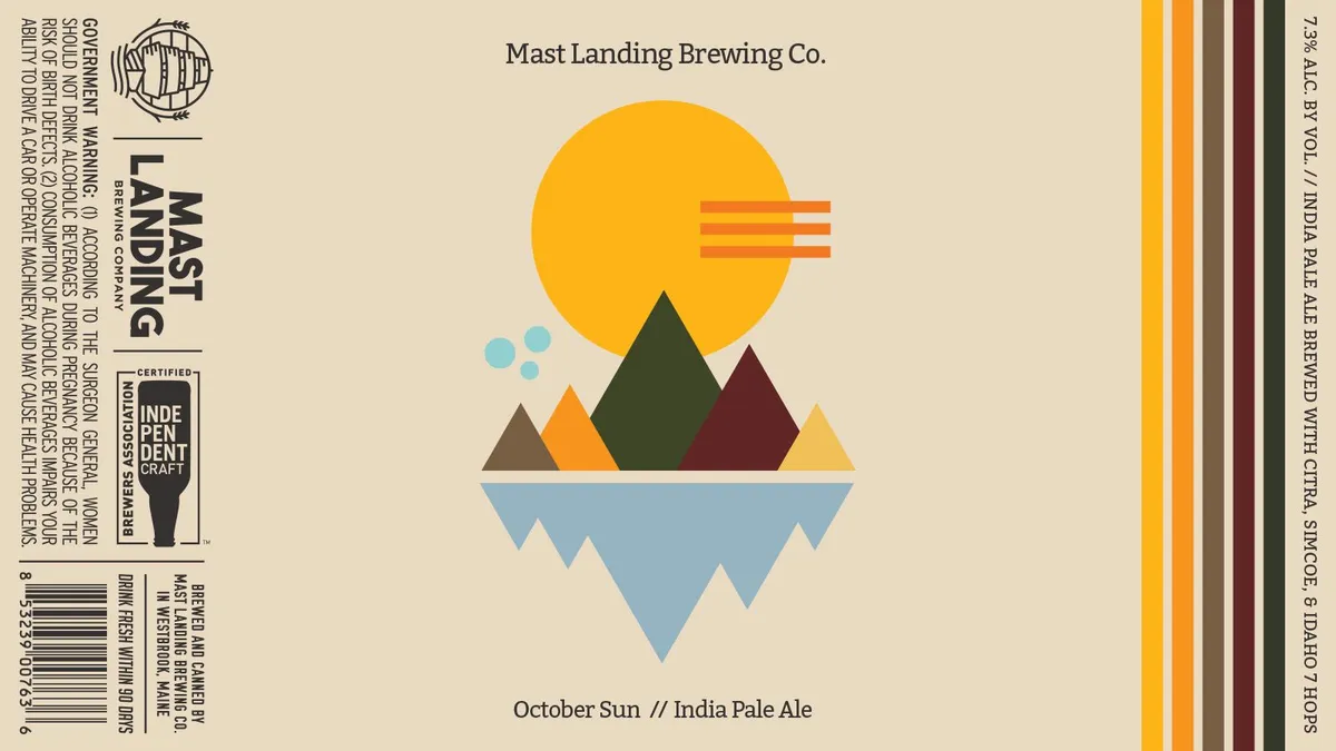 October Sun — full label as filed with TTB