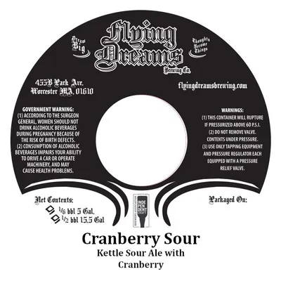 Cranberry Sour label
