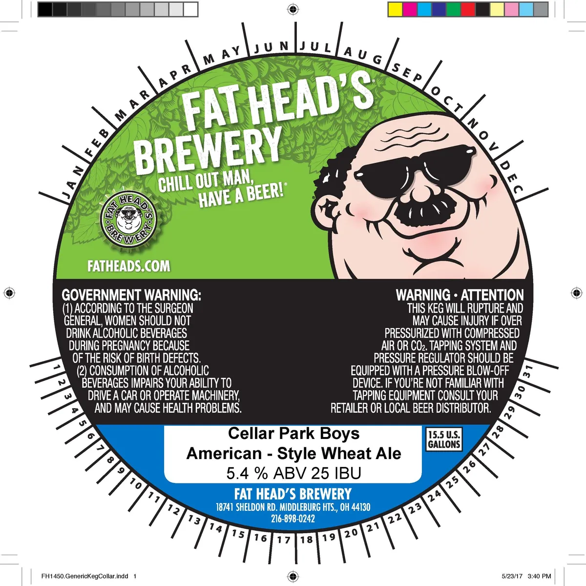 Cellar Park Boys — full label as filed with TTB