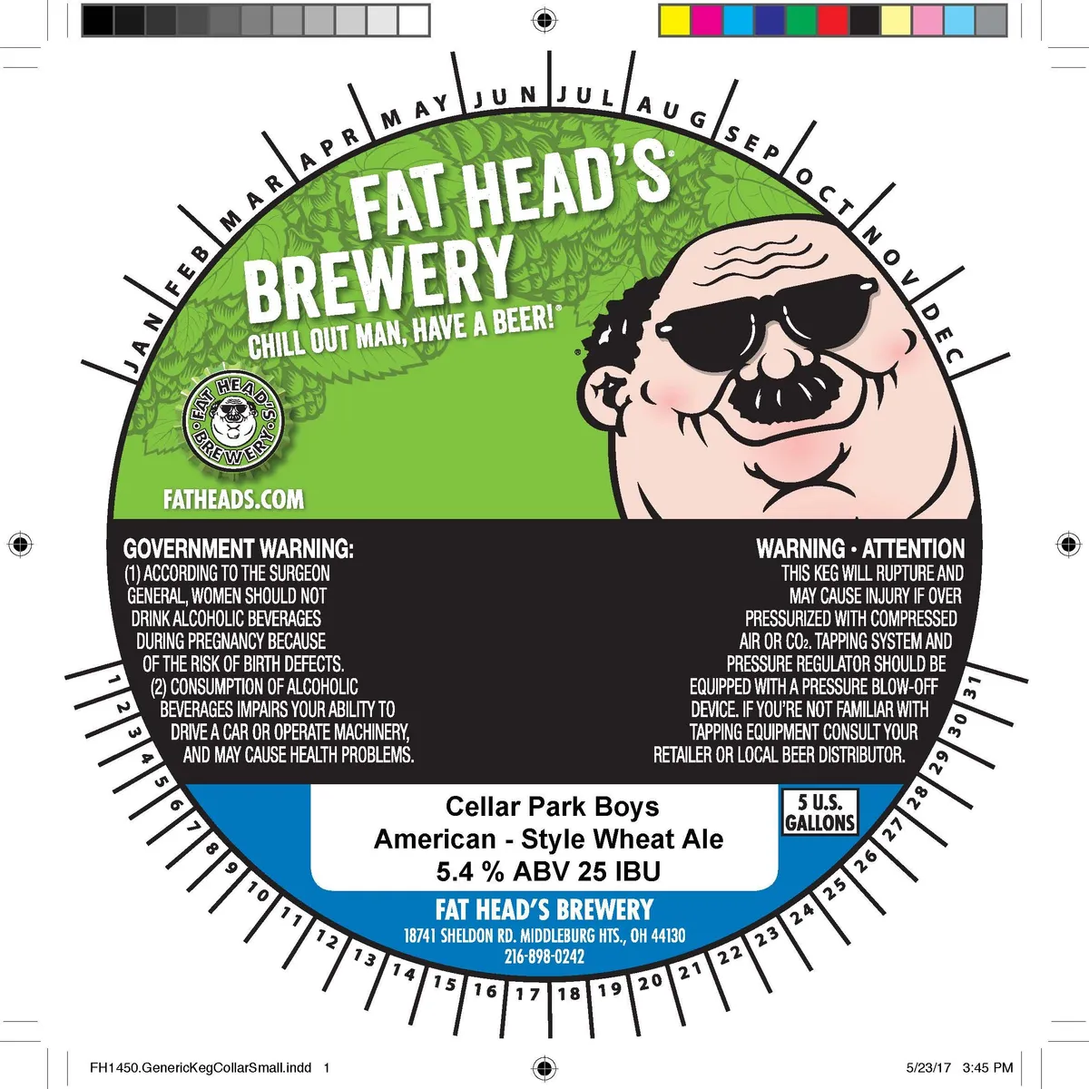 Cellar Park Boys — full label as filed with TTB