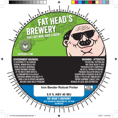 Iron Bender Robust Porter label