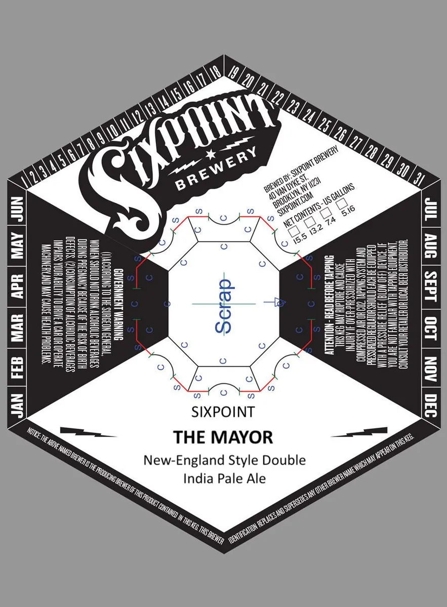 The Mayor — full label as filed with TTB